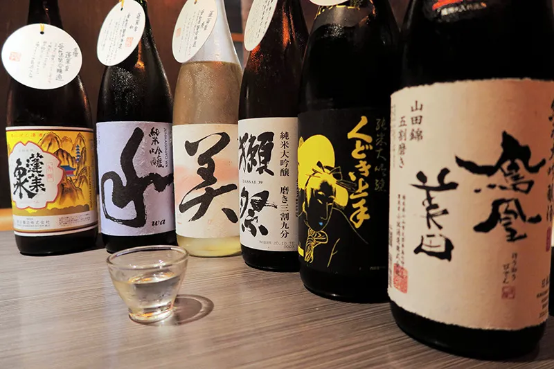 日本酒をはじめとするお酒をご用意